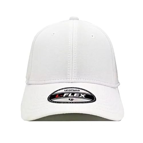 Boné Leopard L-Flex, aberto Aba Curva, Material Sintético, Disponível