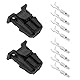 VGOL 2er-Set Auto-Rücklichtstecker Auto-Elektrokabel-Buchsenbuchse Ersatzteil 3B0972722 Kompatibel mit VW Kompatibel mit Audi 4-polig