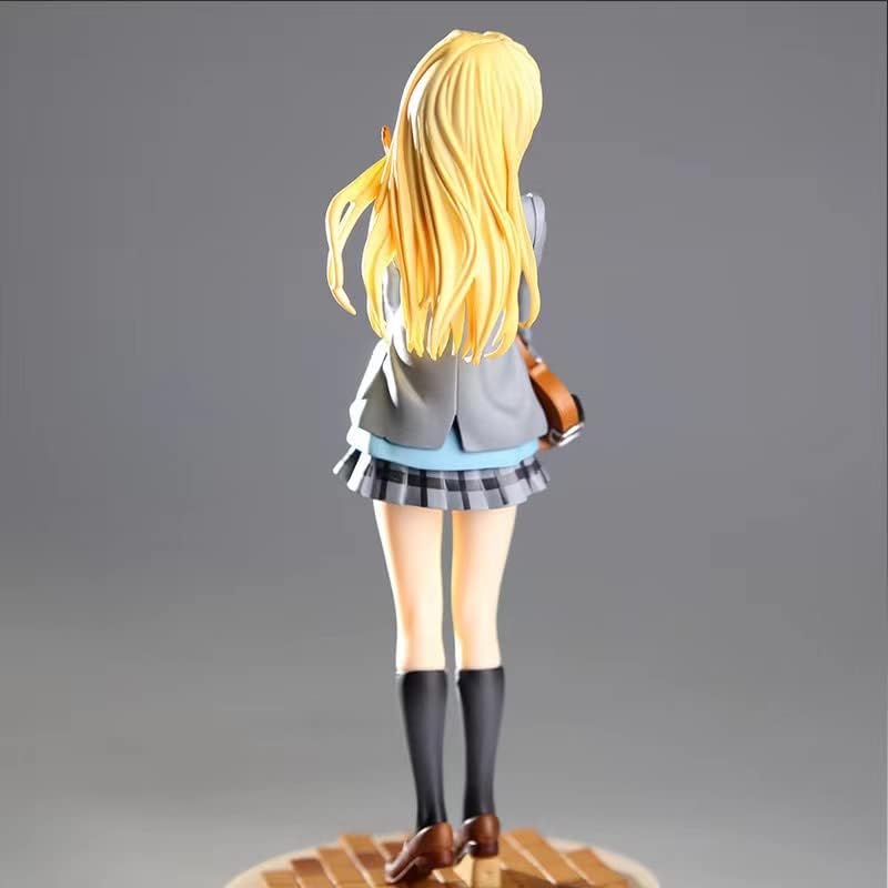 Miniatura 2 de 18CM Anime japonés edición limitada Your Lie in April Miyazono Kaori Standing Beautiful Girls PVC figura de acción de estatua modelo de adorno