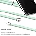 Funda con Cuerda para iPhone 11, Carcasa Transparente TPU Suave Silicona Case...