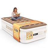 Air Mattress Twin XL (Extra Long) with Built-in Pump – 18' Raised Inflatable...