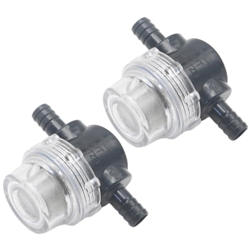 Image of Hoypeyfiy 1 /2 Inches Water Pump Strainer 2PCS for 12V DC 80 PSI Camper Marine Boat Lawn, 80 Mesh Filter