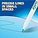 EXPO Low Odor Dry Erase Markers Ultra-Fine Tip Assorted Colors 8 Count