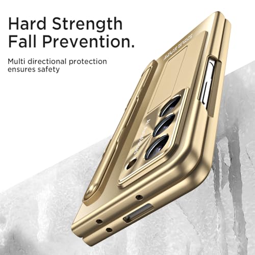 Coque Samsung Z Fold 5 ultra-mince antichoc rigide or - 4