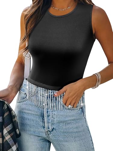 Womens Nashville Sparkly Rhinestone Fringe Sleeveless Tops Concert Raceback Ribbed Tank Tops with Glitter Tassel