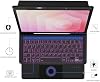 Funda para Galaxy Tab S11 11 Pulgadas con Teclado - Retroiluminación de 7 Colores, Panel Táctil Inalámbrico Desmontable, Cubierta Tipo Folio - Funda con Teclado para Galaxy Tab S11 11" 2025 Samsung con Soporte para S Pen Negro 6