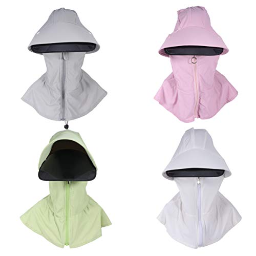 ARTIBETTER Chapéu de Sol de Aba Com Protetor Facial Ajustável Polaina para O Rosto Lenço Bandana Pro