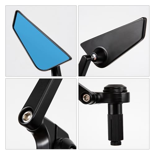Espejo retrovisor de manillar de 22mm para Yamaha XVS950 y XV1900 con anclaje universal de motocicleta 2