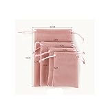 10 Unids Bolsa de Bendición de Alto Grado Bolso de Terciopelo Cofre Bolsa de Tela de Bolsa de Brocado Bolsa de Joyas Bolsa de Joyas de Almacenamiento de Color Al Azar - 8X10 Cm