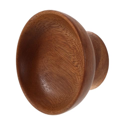 JOINPAYA Bandeja Organizadora para Joyas y Llaves de Madera de Nogal Natural, Tamaño Pequeño 10,6x10,6x5,7 Cm Patas Elevadas, Decorativa y Multifuncional para Escritorio y Hogar