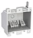 Electrical Box, 2 Gang, 25 cu. in., PVC