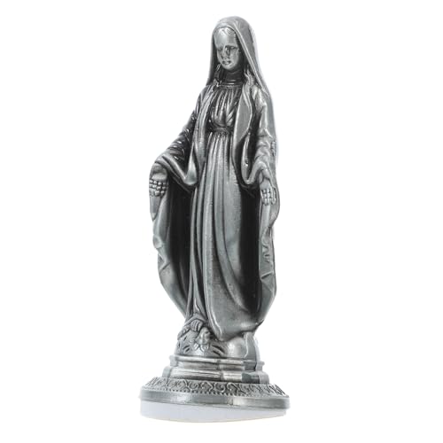 ifundom Statua Di Maria in Lega Design Artistico Vintage Decorazione Per Auto o Esposizione Su Desktop Artigianato Sapientemente Scolpito e Lucidato Per Casa Ufficio Negozio e Regali