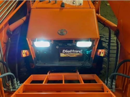 2 Bombillas LED super brillantes para tractor Kubota miniatura 4