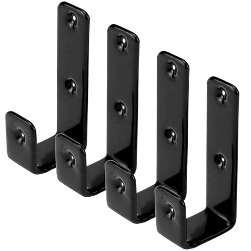 Coshar Heavy Duty Hook Bracket Coated Stainless Steel J Hooks