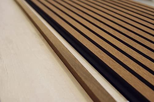 Akupanel Eindlat | Afwerklijst | Verouderd Eiken | 260 cm - Afbeelding 3