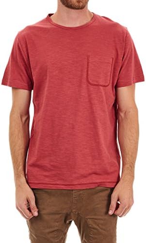 PX Clothing Men's Chase Tee in Cranberry Red