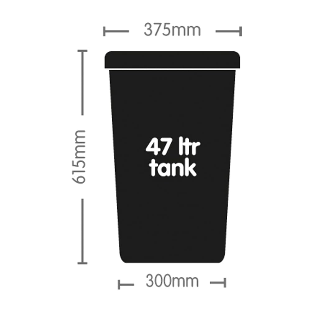 AutoPot 3Pot XL Bewässerungssystem – 3× 25 L Pflanztopf – automatisches Bewässerungssystem ohne Strom & Wasseranschluss – für Erde, Kokos & Hydroponik
