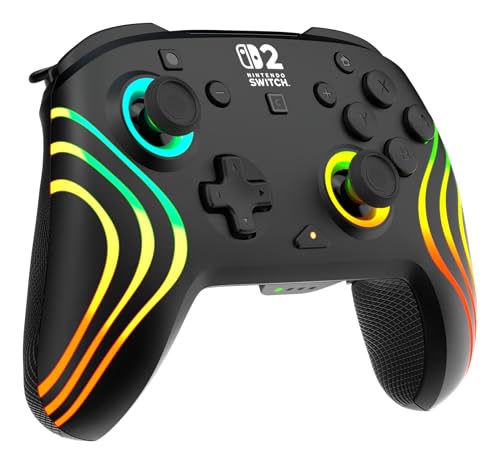 Turtle Beach Afterglow Wave Manette de gaming RGB sans fil Sous licence officielle pour Nintendo Switch 2 - vue 10