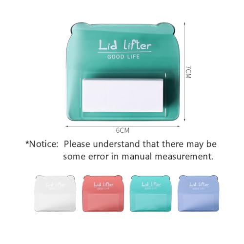 Image of 4 PCS Toilet Seat Lifter,Toilet Cover Lifter,Toilet Cover Support Lifter | Avoid Direct Contact with the Toilet Lid,Suitable for Home, Office and Hotel Bathroom (Multicolor)