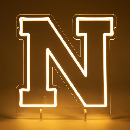 Image of Light Up Letters N, Led Marquee Letter Lights Neon Sign, 13.2 inch Height Decorative Lighted Alphabet Number, Battery /USB Powered Led Letters Lights for Wedding, Birthday, Party, Christmas or Home Decor
