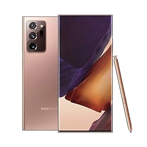 Samsung Electronics Galaxy Note 20 Ultra 5G Factory Unlocked Android Cell Phone | US Version | 128GB of Storage | Mobile Gaming Smartphone | Mystic Bronze, SM-N986UZNAXAA (Renewed)