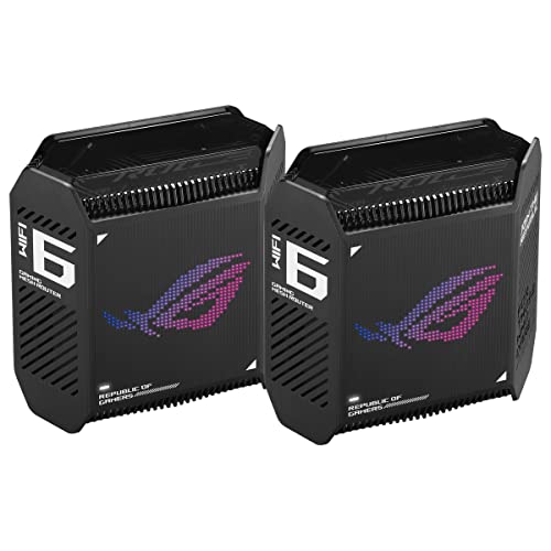Routeur Gaming Wi-Fi 6 ASUS GT6 Noir tri-Bande AX10000 avec WiFi 10Gbps ultra-rapide