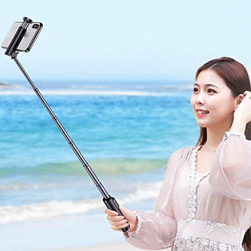 Mini selfie bâton trépied extensible avec télécommande sans fil intégrée pour smartphone