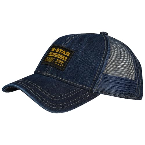 G STAR Para Hombre Gorra De Rejilla Denim Embro Baseball, Azul (worn in watercourse D21247 D317 H146), PC