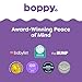 Boppy Uplift Nursing Pillow - Wedge Bottle & Breastfeeding Pillow to Reduce Spit-Up and Reflux Symptoms, with Body-Inclusive Opening and Belt, Baby Safety Alliance Verified - Gray Gentle Leaves