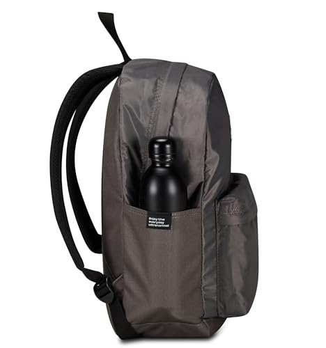 Sac à dos gris Invicta Carlson Plain avec compartiment PC pour l'université - 6