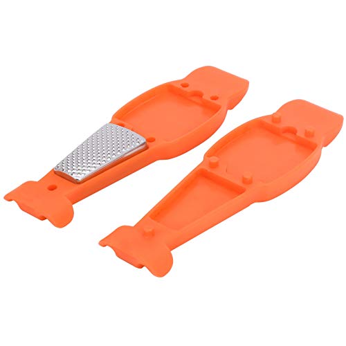 Agatige Palancas para neumáticos de Bicicleta ultrafuertes, Kit de reparación de neumáticos de Bicicleta, Kit de Parches para neumáticos de Bicicleta, Herramientas (Naranja) Cover