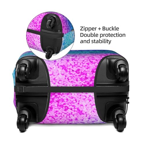 Glitter Sequin Spot Print Suitcase Cover Luggage Protector Washable Elastic Fashionable Travel Gear Cover4