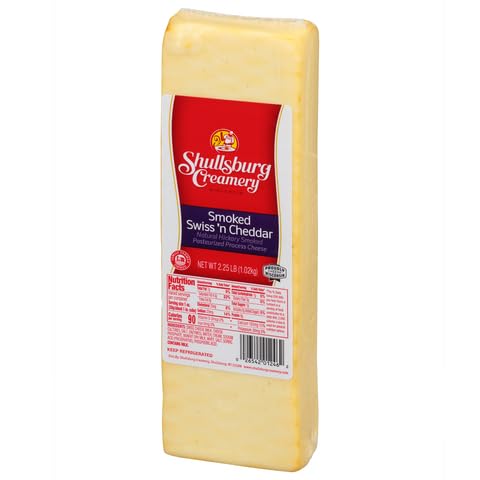 Miniatura 5 de Shullsburg Creamery - Queso suizo ahumado y cheddar - Pan de 2.25 libras
