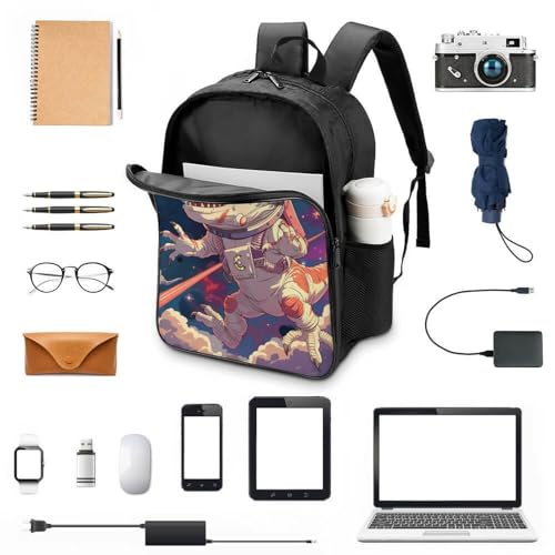 Mochila de viaje infantil de dinosaurio para excursiones y preescolar 4