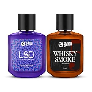 Beardo Whiskey Smoke & LSD Perfume For Men (50Ml X Pack Of 2) | Concentrated Sprays - Long Lasting Fragrance | Long Lasting Perfume for Men | Date Night Perfume For Men | Gift for Men | Gift For Friends 34 41VIFL0e9LL. SL500 . SS300
