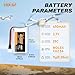 VICMILE 3.7V Lipo Battery 450mAh High Capacity 25C RC Molex Drone Battery with 5-in-1 Charger for SYMA Q11 AT-96 TR-C385 TR-P51 TR-F22 H99W H31 H6C H98 Holy Stone HS170G HS170 HS170C HS230 Quadcopter