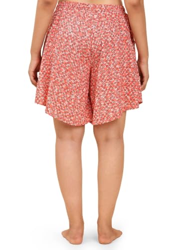 Image of B STORIES Women's Viscose Printed Lounge Culotte Shorts (Pack of 2)
