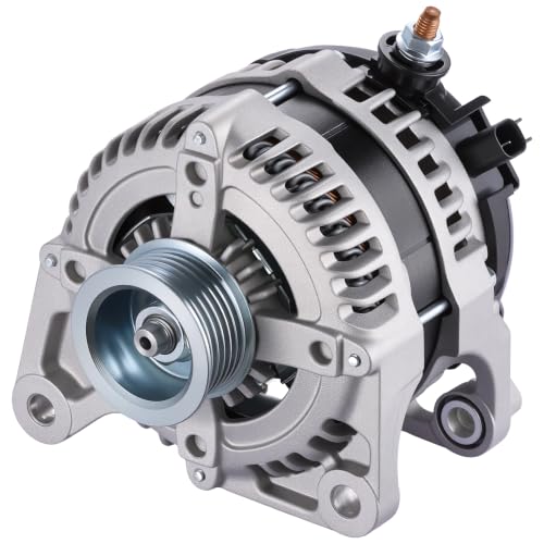 Image of BDFHYK 160A Alternator for Dodge Grand Caravan 4.0L V6 2008-2010, 11296 | For Chrysler Town & Country 2008-2010, Pacifica 2007-2008, For Volkswagen Routan 2009-2010, 12V, CW, 6-Groove, IF