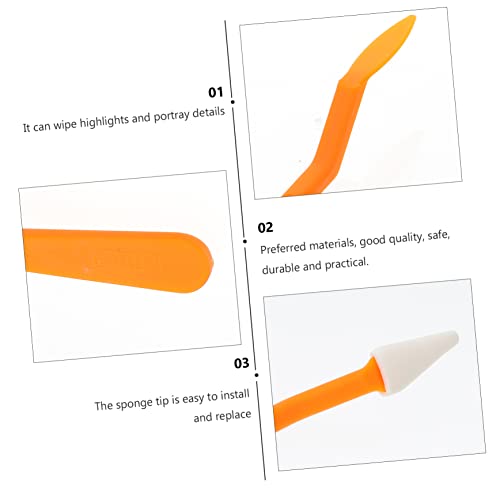 ULDIGI 1 Conjunto Suprimentos De Destaque De Ponta De Arte Esfregar Cabeça Efeito De Lápis Apagar E