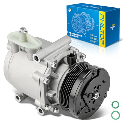 Image of PHILTOP CO2486AC Air Conditioner AC Compressor with Clutch for 2003-2007 E150 /E250,2002 Expedition,2002-2005 Explorer,2003-2005 Town Car /Grand Marquis /Aviator /Crown Victoria,2001-2007 E350 Super Duty