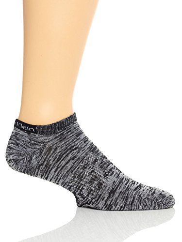 Calvin Klein Women's Athletic Logo Low-Cut Socks - 6 Pack, Charcoal Heather, Medium