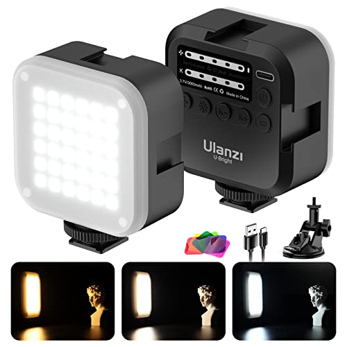 Video Licht mit Cold Shoe LED Videoleuchte Kamera Licht Videokonferenz Licht für Zoom Calling,Webcam Licht,Live…