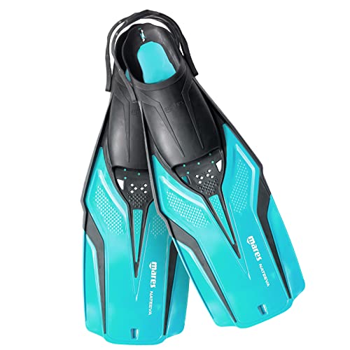 Mares Aquzone Nateeva Jr. - Aletas de Snorkel para niño, Agua, XS