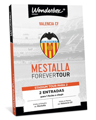 Tick&Box - Caja Regalo - Valencia CF - Museo + Tour - 2 entradas para una Visita al Estadio de Mestalla + Museo del Valencia C - Idea Regalo Original Supporters