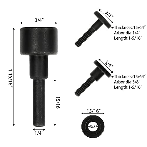 Yklp 3 Inch Hss Circular Saw Blade Set With Mounting Mandrel 3/8" & 1/4" Arbor Hole For Die Grinder Rotary Tool For Cutting Wood Plastic Metal (3'' Hss Saw Blade 100T (1Pc)+Mounting Mandrel (1Pc)) #TOP2