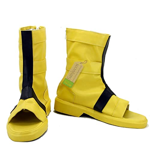 [Sanjucos] うずまきナルト ナルト 九喇嘛モード 九尾 仙人モード コスプレ 靴 ブーツ コスプレ靴 cosplay オーダーサイズ/スタイル 製作可能 F220923 (26.5cm)