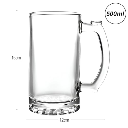 Caneca copo de vidro chopp 500 ml para restaurante bar bares conveniência