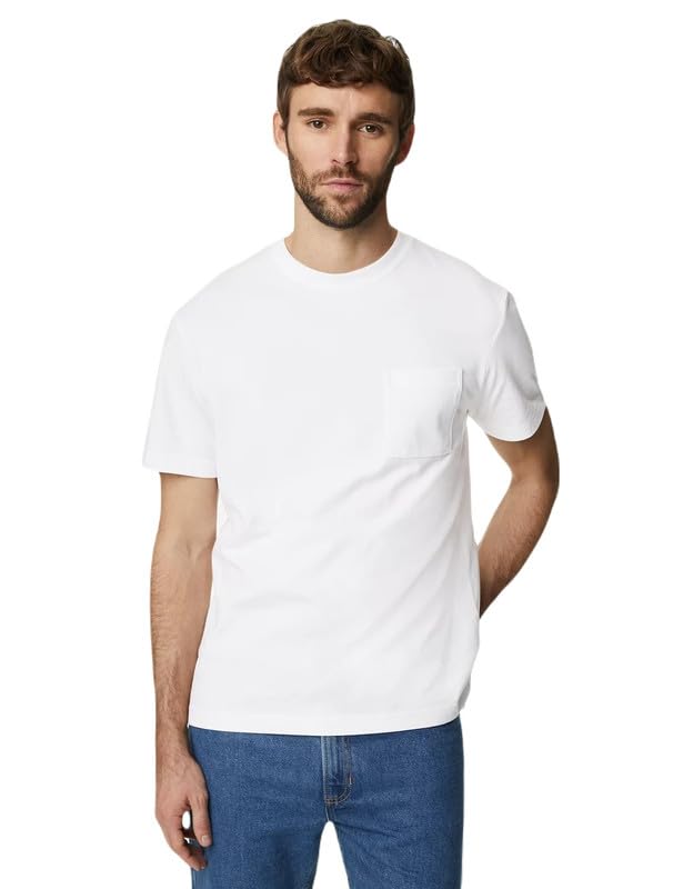 marks & spencer Men's Cotton Regular Fit Round Neck T-Shirt-picture-31