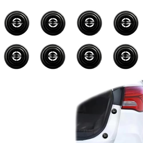 Image of BRAINLE 8Pcs Rubber Shock Absorber for Car Door Protection Guard Accessories Durable Pads and Protectors Compatible for Magnite, Qashqai, X-Trail, Juke, Micra, Terrano, Sunny, Kicks, Teana, Gravite