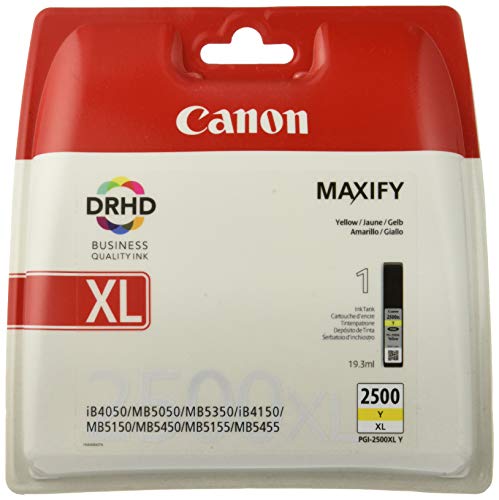 Canon PGI-2500XL Yellow cartouche encre jaune pour rapports professionnels